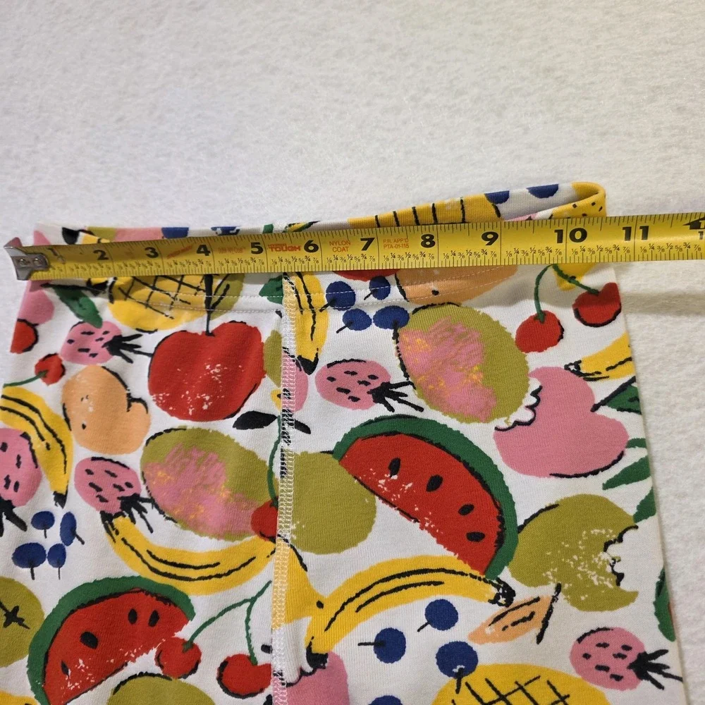 Hanna Andersson Fruit Salad Pajamas Euro 140 US 10 Yellow PJ's Sleep Watermelon‎